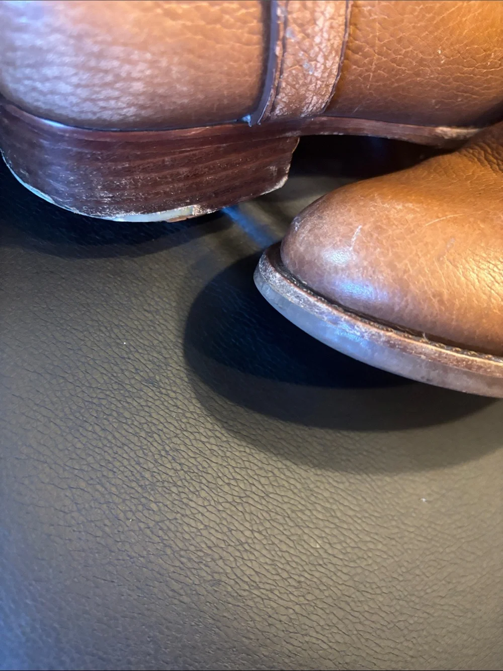 Tory Burch Amanda Cognac Leather Tall Riding Boots
